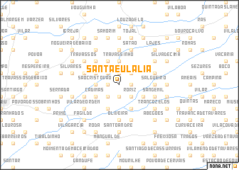 map of Santa Eulália