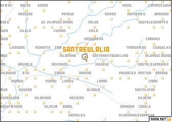 map of Santa Eulália