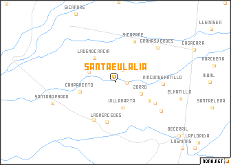 map of Santa Eulalia