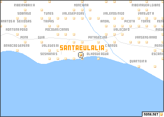 map of Santa Eulália