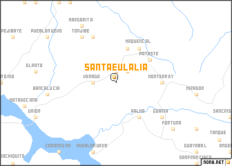 map of Santa Eulalia