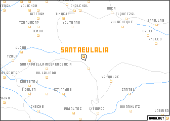 map of Santa Eulalia