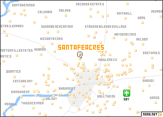 map of Santa Fe Acres