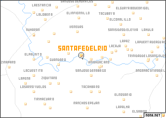 map of Santa Fe del Río