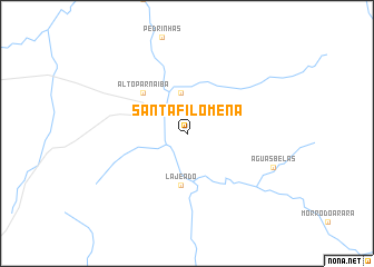 map of Santa Filomena