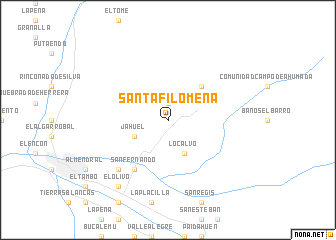 map of Santa Filomena