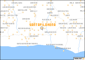 map of Santa Filomena