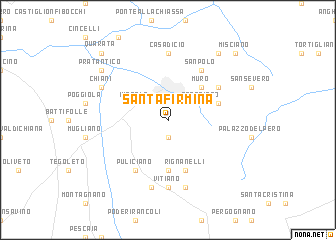 map of Santa Firmina