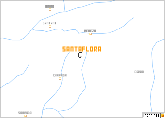 map of Santa Flora