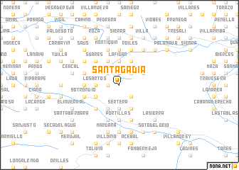 map of Santa Gadía