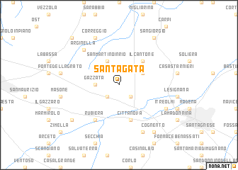 map of SantʼAgata