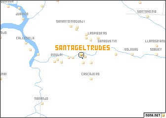 map of Santa Geltrudes