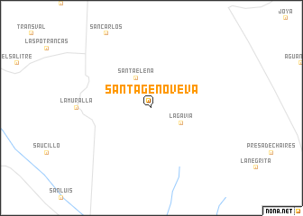 map of Santa Genoveva