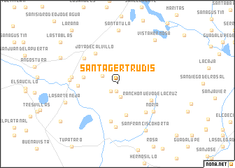 map of Santa Gertrudis