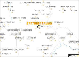 map of Santa Gertrudis