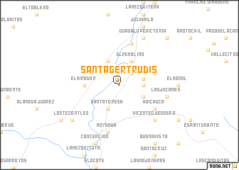 map of Santa Gertrudis