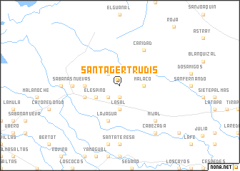 map of Santa Gertrudis