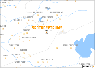 map of Santa Gertrudis