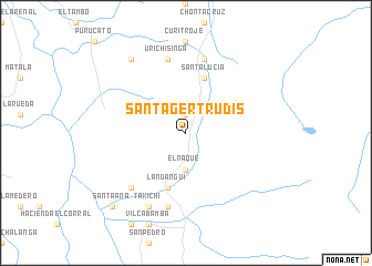 map of Santa Gertrudis