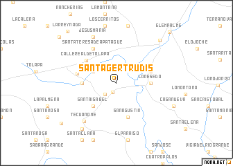 map of Santa Gertrudis