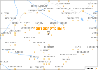 map of Santa Gertrudis