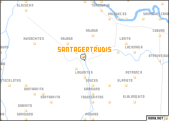 map of Santa Gertrudis