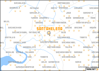 map of Santa Helena