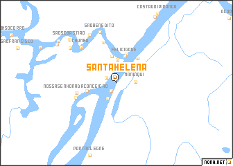 map of Santa Helena