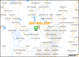 map of Santa Helena