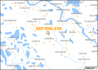 map of Santa Helena