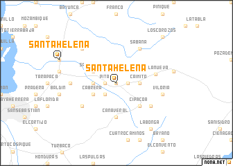 map of Santa Helena