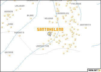 map of Santa Helena