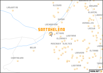 map of Santa Helena