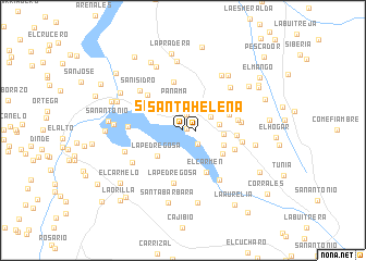 map of Santa Helena