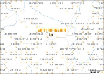 map of Santa Ifigenia