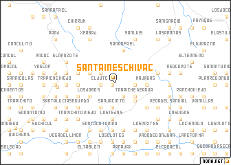 map of Santa Inés Chivac