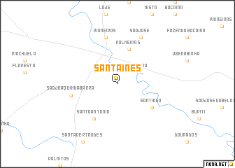 map of Santa Inês