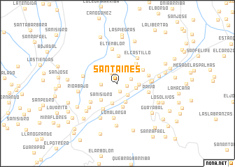 map of Santa Ines