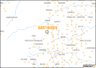 map of Santa Ines