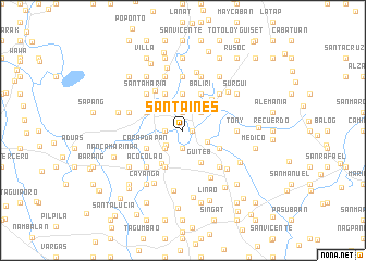 map of Santa Ines