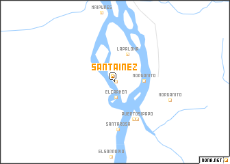 map of Santa Inéz