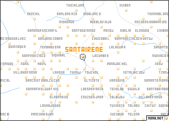 map of Santa Irene