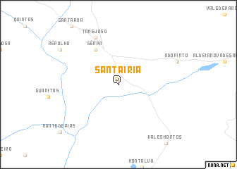 map of Santa Iria