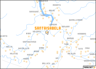 map of Santa Isabela