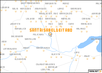 map of Santa Isabel de Itabo