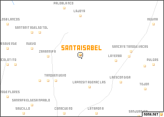 map of Santa Isabel