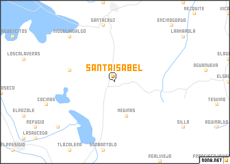 map of Santa Isabel