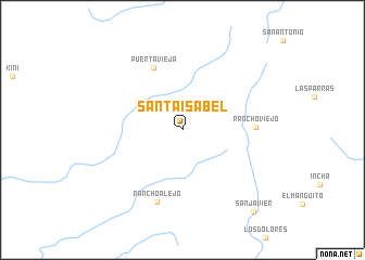 map of Santa Isabel