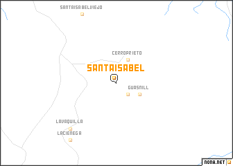 map of Santa Isabel