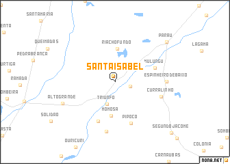 map of Santa Isabel